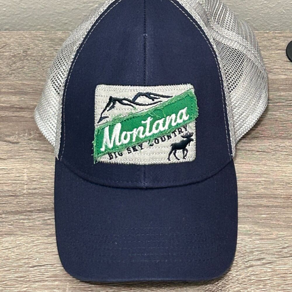 Continental Divide Headwear Montana Big Sky Country Trucker Hat Mens Adjustable